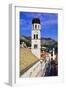 Looking Down on the Stradun (Placa) from the Walls Above the Pile Gate-Simon Montgomery-Framed Photographic Print