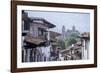 Looking down on town centre, Valle de Bravo, Mexico, North America-Peter Groenendijk-Framed Photographic Print