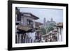 Looking down on town centre, Valle de Bravo, Mexico, North America-Peter Groenendijk-Framed Photographic Print