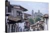 Looking down on town centre, Valle de Bravo, Mexico, North America-Peter Groenendijk-Stretched Canvas