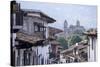 Looking down on town centre, Valle de Bravo, Mexico, North America-Peter Groenendijk-Stretched Canvas