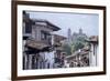 Looking down on town centre, Valle de Bravo, Mexico, North America-Peter Groenendijk-Framed Photographic Print