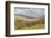 Looking Down onto Littondale in the Yorkshire Dales National Park-Julian Elliott-Framed Photographic Print