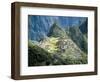 Looking Down onto the Inca City from the Inca Trail, Machu Picchu, Unesco World Heritage Site, Peru-Christopher Rennie-Framed Photographic Print