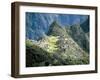 Looking Down onto the Inca City from the Inca Trail, Machu Picchu, Unesco World Heritage Site, Peru-Christopher Rennie-Framed Photographic Print