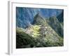 Looking Down onto the Inca City from the Inca Trail, Machu Picchu, Unesco World Heritage Site, Peru-Christopher Rennie-Framed Photographic Print