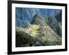Looking Down onto the Inca City from the Inca Trail, Machu Picchu, Unesco World Heritage Site, Peru-Christopher Rennie-Framed Photographic Print