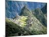 Looking Down onto the Inca City from the Inca Trail, Machu Picchu, Unesco World Heritage Site, Peru-Christopher Rennie-Mounted Photographic Print