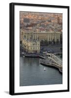 Looking Down over Port Vell from the Montjuic Cable Car in Barcelona, Spain-Paul Dymond-Framed Photographic Print