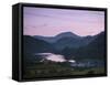 Looking Down the Gwynant Valley over Llyn Gwynant at Dusk, Wales, United Kingdom, Europe-Ian Egner-Framed Stretched Canvas