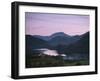 Looking Down the Gwynant Valley over Llyn Gwynant at Dusk, Wales, United Kingdom, Europe-Ian Egner-Framed Photographic Print