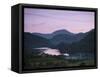 Looking Down the Gwynant Valley over Llyn Gwynant at Dusk, Wales, United Kingdom, Europe-Ian Egner-Framed Stretched Canvas