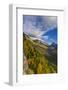 Looking down the McDonald Valley in autumn, Glacier National Park, Montana, USA-Chuck Haney-Framed Photographic Print