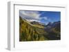 Looking down the McDonald Valley in autumn, Glacier National Park, Montana, USA-Chuck Haney-Framed Photographic Print