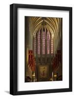 Looking Down the Nave of Cathedrale Sainte Croix D'Orleans (Cathedral of Orleans), Loiret, France-Julian Elliott-Framed Photographic Print