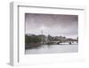 Looking Down the River Seine in Paris on a Rainy Day, Paris, France, Europe-Julian Elliott-Framed Photographic Print