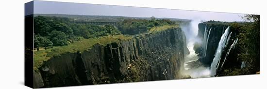 Looking Down the Victoria Falls Gorge from the Zambian Side, Zambia-null-Stretched Canvas