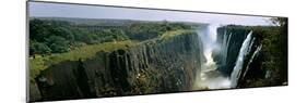 Looking Down the Victoria Falls Gorge from the Zambian Side, Zambia-null-Mounted Photographic Print