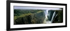 Looking Down the Victoria Falls Gorge from the Zambian Side, Zambia-null-Framed Photographic Print