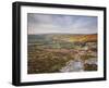 Looking Down to Widecombe-In-The-Moor from Chinkwell Tor in Dartmoor National Park, Devon, England-Julian Elliott-Framed Photographic Print