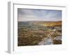 Looking Down to Widecombe-In-The-Moor from Chinkwell Tor in Dartmoor National Park, Devon, England-Julian Elliott-Framed Photographic Print