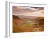 Looking Down Wrynose Pass to Little Langdale in Lake District National Park, Cumbria, England-Julian Elliott-Framed Photographic Print