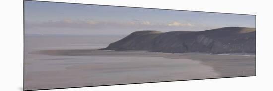 Looking East from the Wringcliff Bay Coast Path, December-Tom Hughes-Mounted Giclee Print