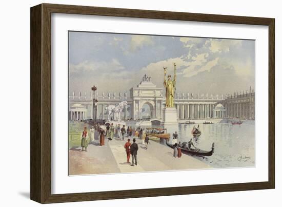 Looking East in the Grand Court-null-Framed Giclee Print