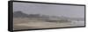 Looking East on Bournemouth Beach, Light Rain, April-Tom Hughes-Framed Stretched Canvas