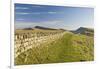 Looking East to Kings Hill and Sewingshields Crag, Hadrians Wall, England-James Emmerson-Framed Photographic Print