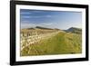 Looking East to Kings Hill and Sewingshields Crag, Hadrians Wall, England-James Emmerson-Framed Photographic Print