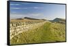 Looking East to Kings Hill and Sewingshields Crag, Hadrians Wall, England-James Emmerson-Framed Stretched Canvas