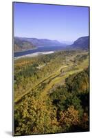 Looking East up the Columbia River, Columbia River Gorge National Scenic Area, Oregon-Craig Tuttle-Mounted Photographic Print