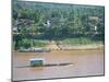 Looking East, with Mekong River Traffic and Part of Luang Prabang, Laos, Indochina-Richard Ashworth-Mounted Photographic Print