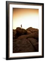 Looking For Lines Amongst The Stone In Joshua Tree National Park-Daniel Kuras-Framed Photographic Print