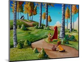 Looking For Little Red Riding Hood-Cindy Thornton-Mounted Art Print