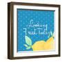 Looking Fresh Today-Nola James-Framed Art Print