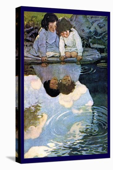 Looking-Glass River-Jessie Willcox-Smith-Stretched Canvas