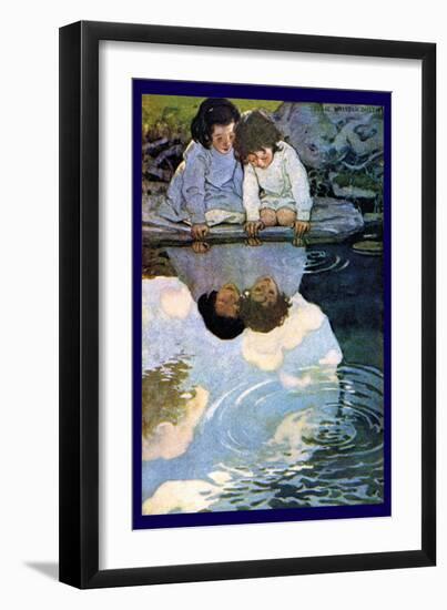 Looking-Glass River-Jessie Willcox-Smith-Framed Art Print