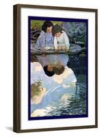 Looking-Glass River-Jessie Willcox-Smith-Framed Art Print