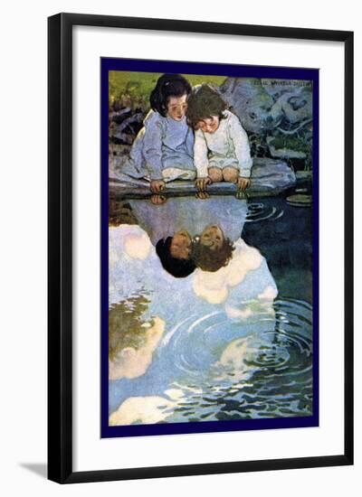 Looking-Glass River-Jessie Willcox-Smith-Framed Art Print