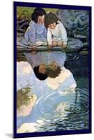 Looking-Glass River-Jessie Willcox-Smith-Mounted Art Print