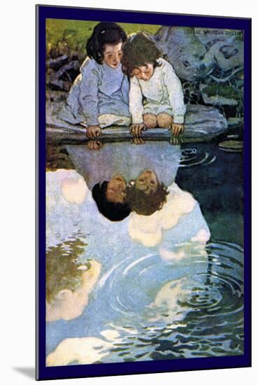 Looking-Glass River-Jessie Willcox-Smith-Mounted Art Print