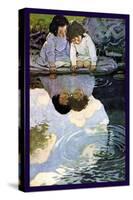 Looking-Glass River-Jessie Willcox-Smith-Stretched Canvas