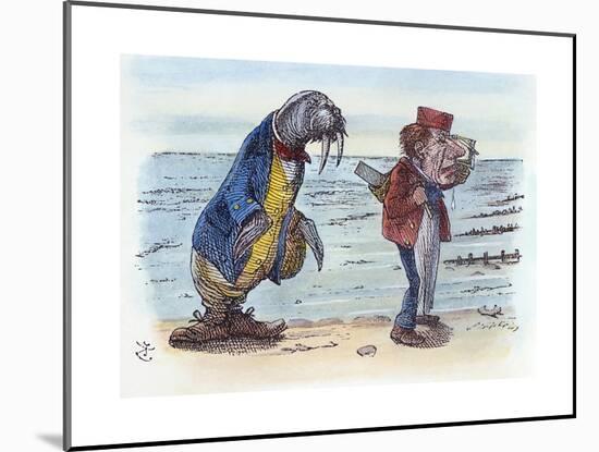 Looking Glass-John Tenniel-Mounted Giclee Print