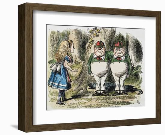 Looking Glass-John Tenniel-Framed Giclee Print