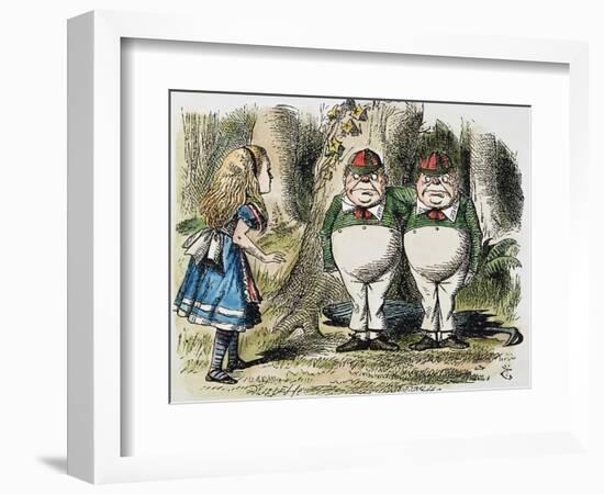 Looking Glass-John Tenniel-Framed Giclee Print