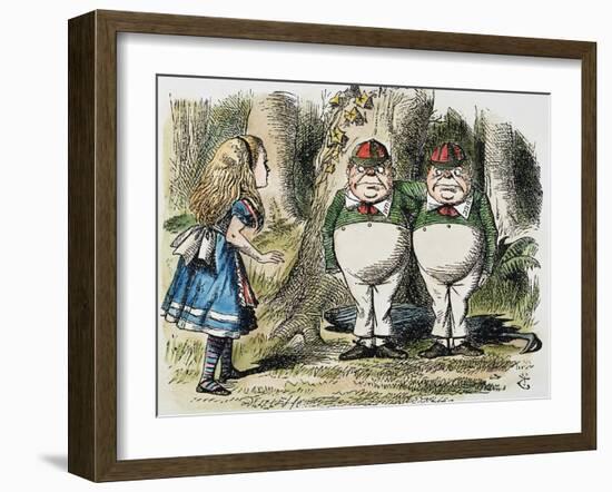 Looking Glass-John Tenniel-Framed Giclee Print