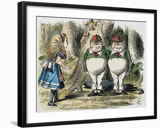 Looking Glass-John Tenniel-Framed Giclee Print