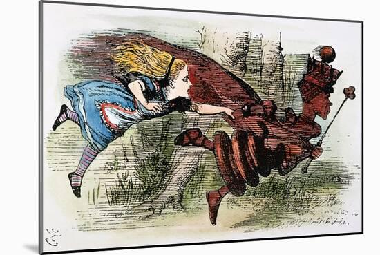 Looking Glass-John Tenniel-Mounted Giclee Print